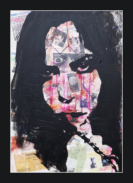 Regard_Acrylique et collage_86X116_2011
