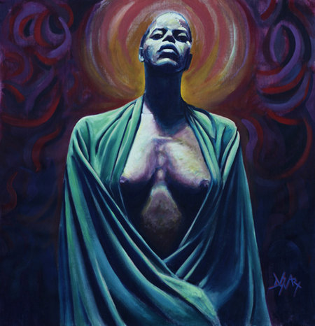 Ind&eacute;finissable charme_Acrylique sur toile_110X120 cm