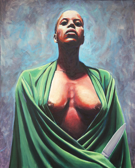 Lame bless&eacute;e II_Acrylique sur toile_80X100