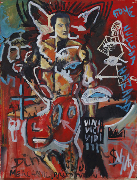 Just Upset_Huile sur contreplaqu&eacute;_75X100