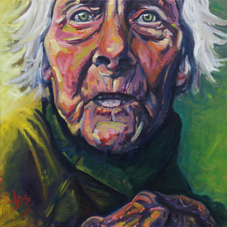Sans titre_Huile sur toile_80X80
