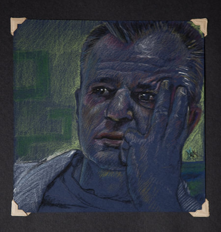 Guy_2012_16X16_crayons de couleurs sur papier