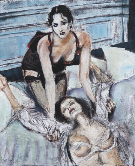 Sensuelles_Technique mixte sur toile_80X100_2013
