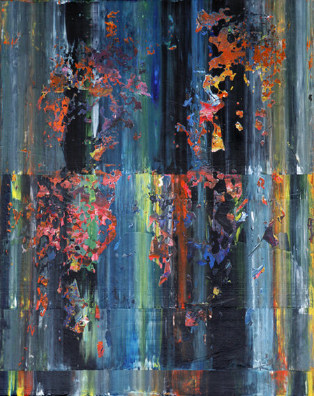 Stripe 9_80x100 cm_Acrylique sur toile