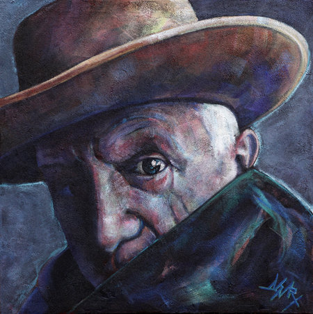 Picasso_80x80cm_Acrylique sur toile