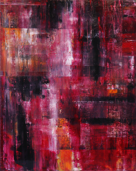 stripe 19_80x100 cm_Huile sur toile