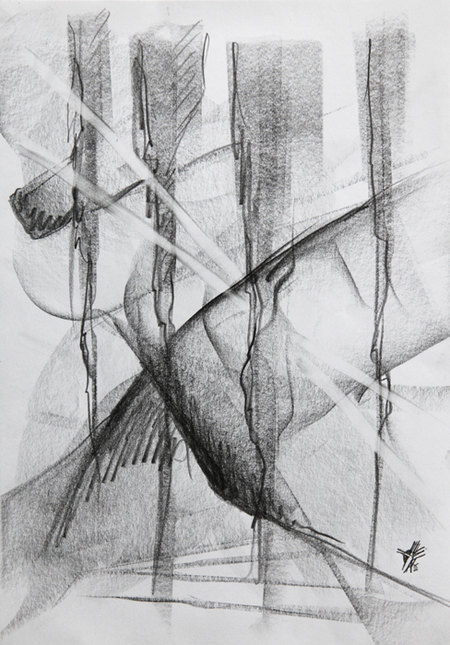 au crayon de plomb et feutre_A4_mars 2013