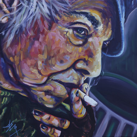 2013 07_Huile sur toile_80x80_Milagros