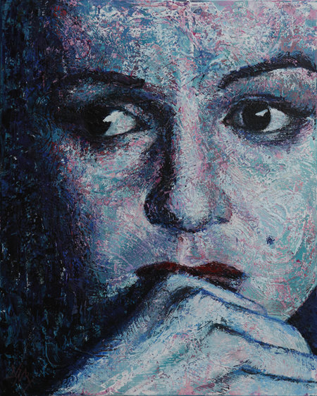 2013 09_Acrylique sur toile_80x100_Douter